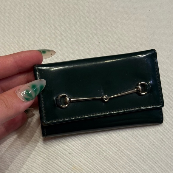 Gucci Dark Green Wallet with Silver Hardware - Picture 1 of 7